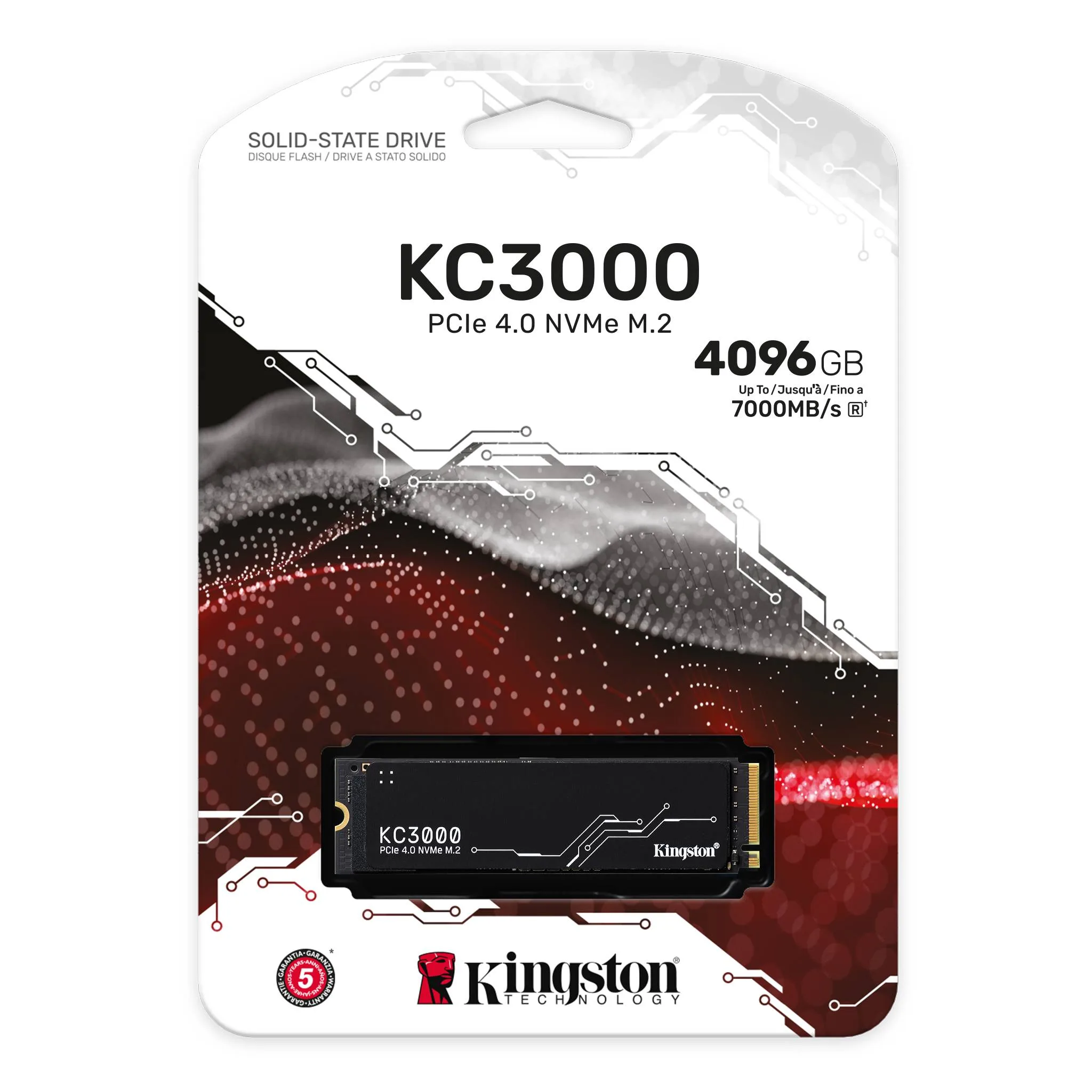 Disco Solido Ssd M2 Nvme 4tb G4 Kingston Kc3000
