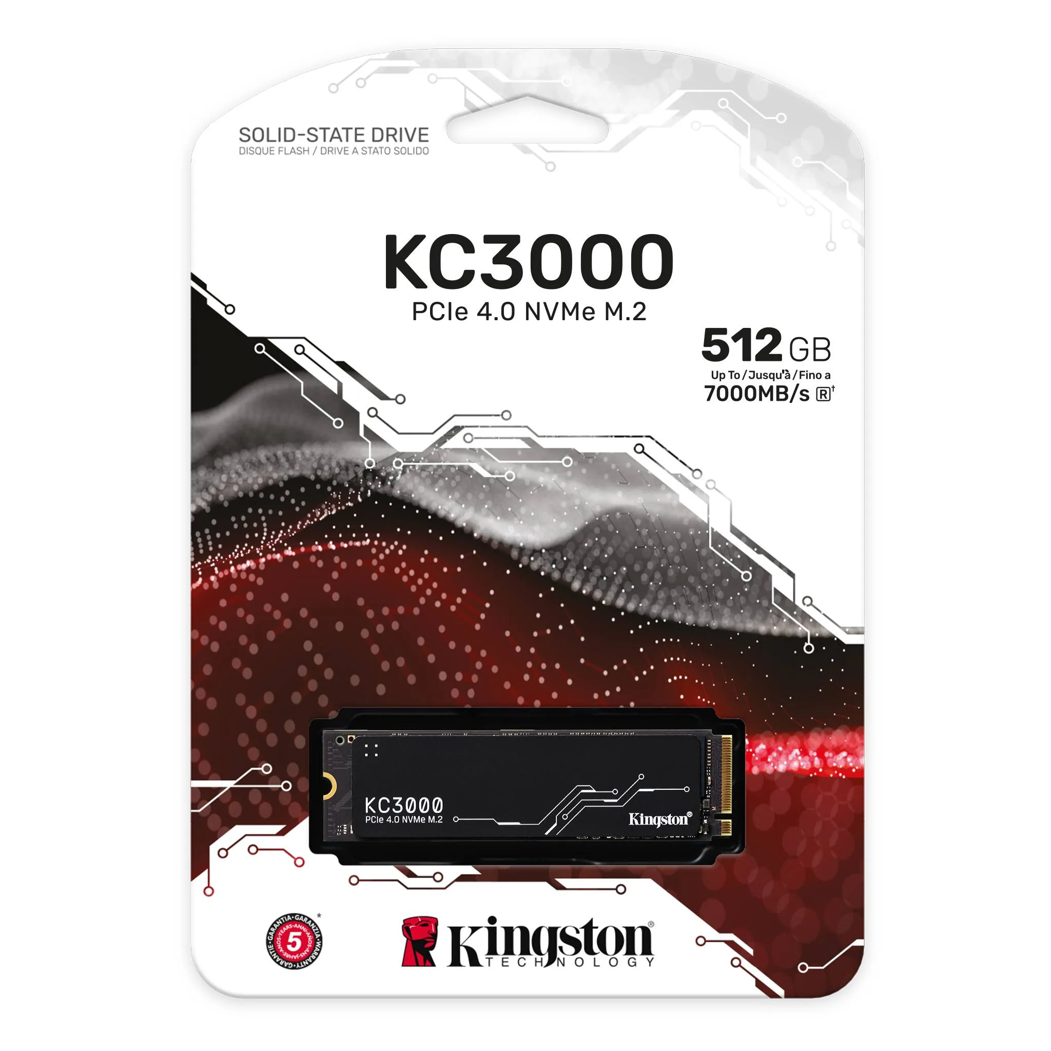 DISCO SOLIDO SSD M2 NVME 512GB G4 KINGSTON KC3000