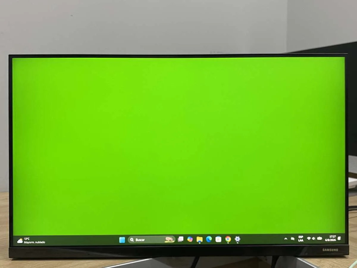 Monitor Samsung T35F 24 Pulgadas LINEA DE PIXEL VERTICAL LADO IZQUIERDO PANTALLA (Outlet)