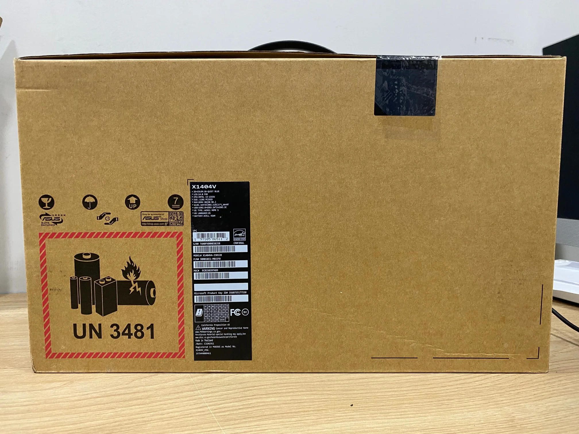 Notebook Asus X1404VA 14