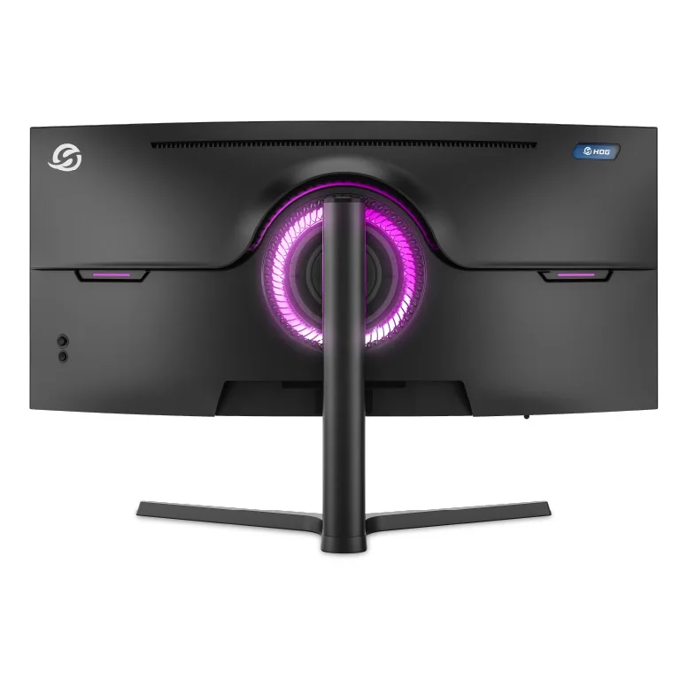 Monitor Gamer Curvo Solarmax Sx34cw5b 34 pulgadas 200hz 0.5ms Uwqhd 2K Ultra Wide  Rotacion Vertical -Regulacino de Altura -HDR Game PLUS FreeSync