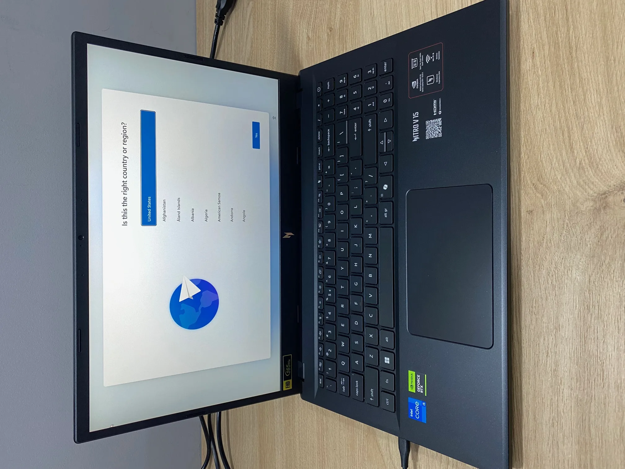 Notebook Acer Nitro V5 (ANV15-52-57BB) 15.6