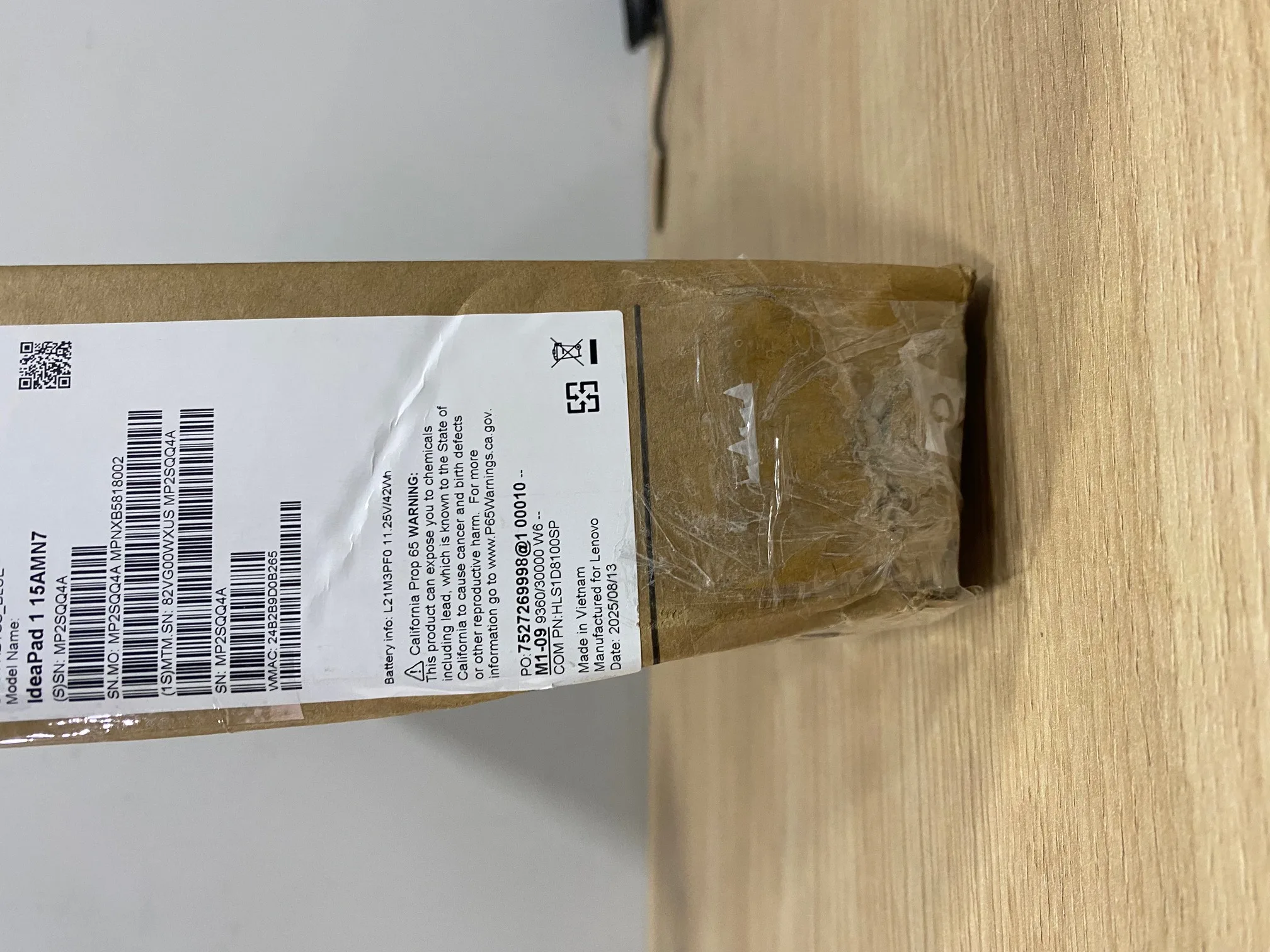 Notebook Lenovo IdeaPad 1 15AMN7 15.6