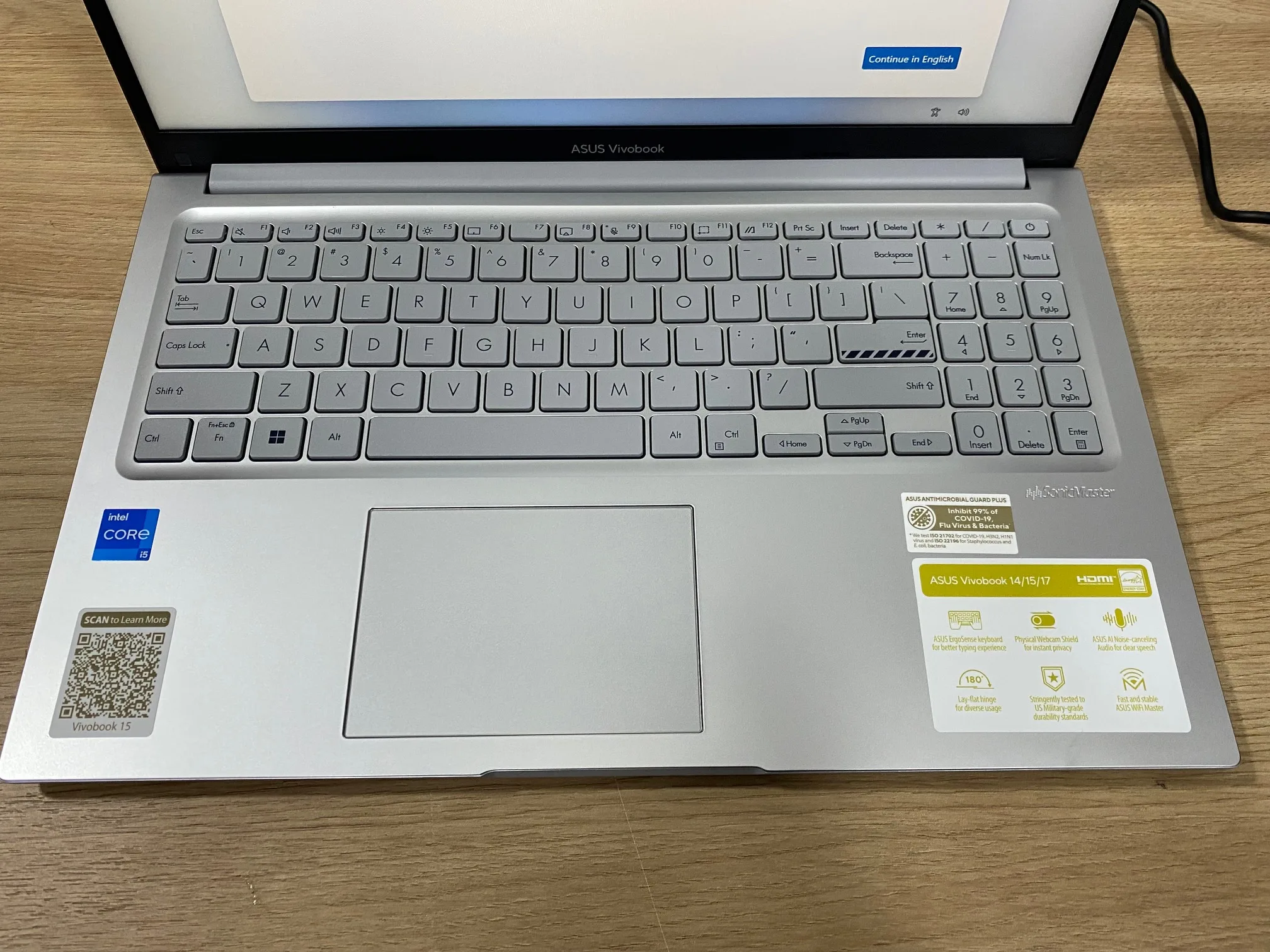 Notebook Asus F1504V 15.6