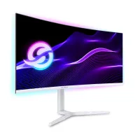 Ultra Wide Curved Monitor Solarmax White 34 pulgadas Pixel Muerto (Outlet)