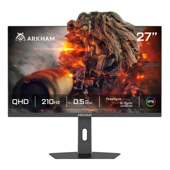 Monitor 27 Arkham 210hz Fast Ips Qhd 1ms Hdmi/dp